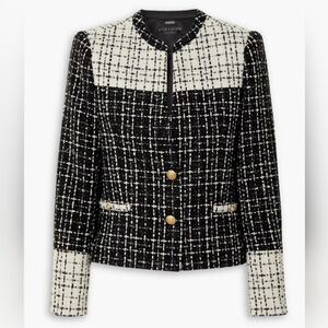 NWOT Alice + Olivia Jaydn Two Tone Tweed Jacket size 12